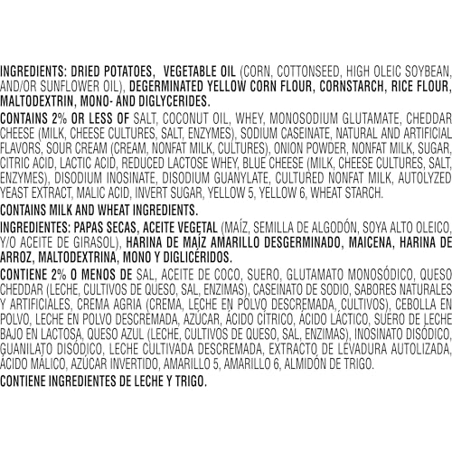 Image of Pringles Cheddar & Sour Cream Potato Crisps, 158 g, Ligth Blue, Medium (3800013895)