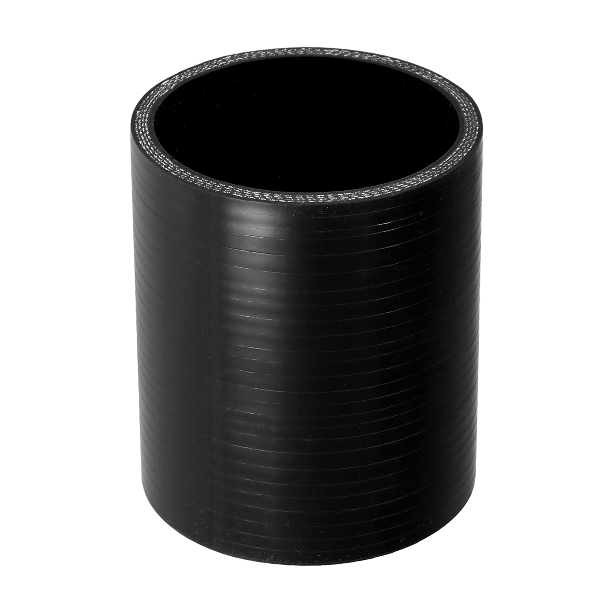 QUARKZMAN 1 Pz Tubo in Silicone per Auto Nero da 70mm (2.76") di Diametro Interno e 100mm (3.94") di Lunghezza a 0 Gradi, Universale