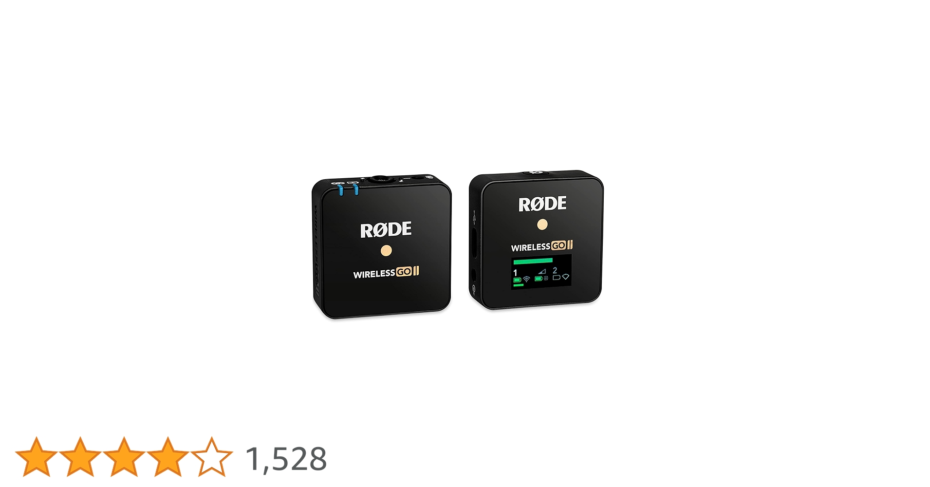 RØDE WIRELESS GO II ワイヤレスマイクシステム ワイヤレスマイクシステム Wireless GO II（ワイヤレス ゴー II