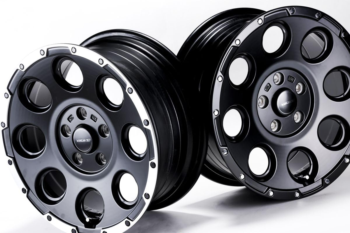 Amazon.co.jp: WANGAN357 16インチホイール 4本セット 7.0J +35 5穴