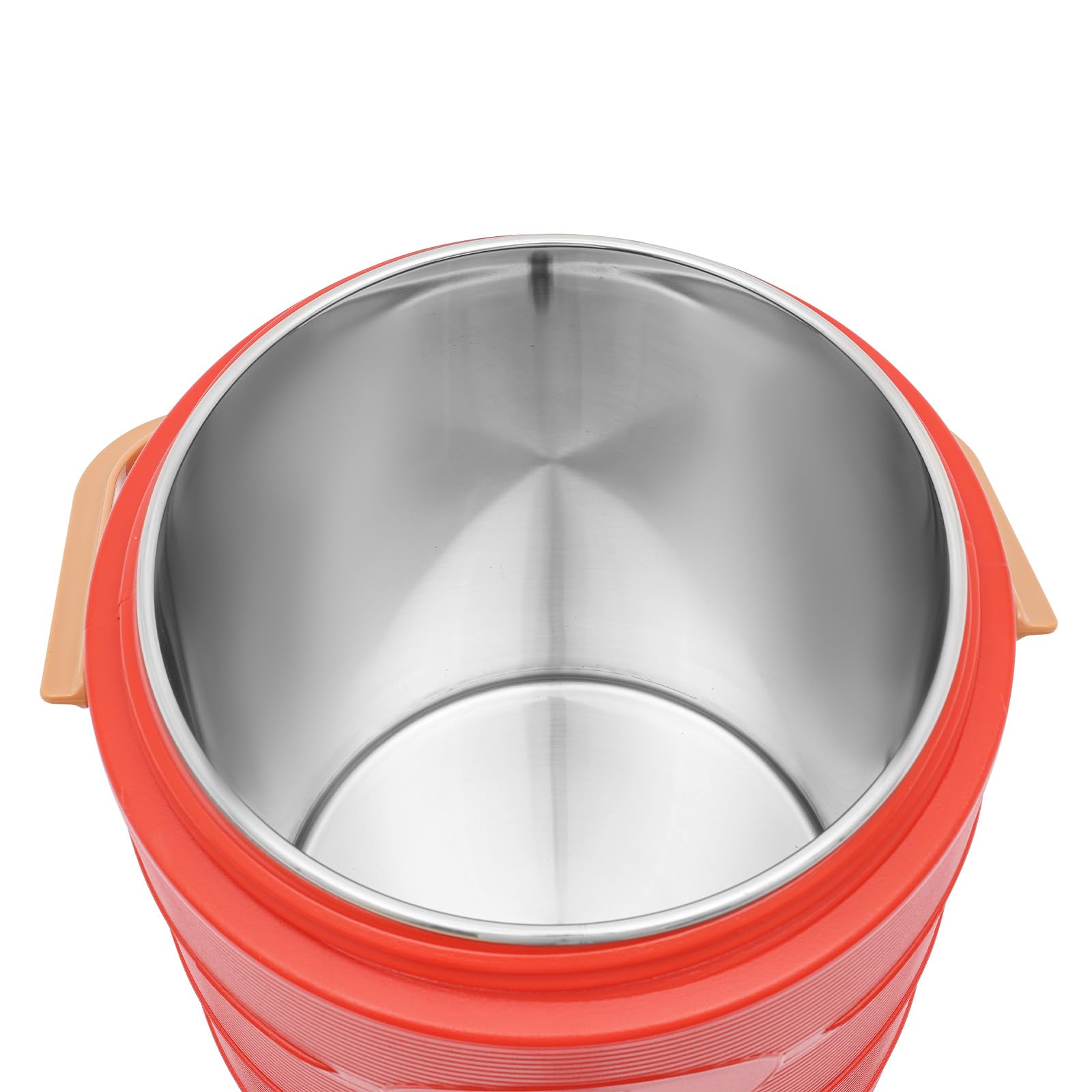 OUKANING Distributore termico per bevande, 25 l, in acciaio inox, grande, con rubinetto, a doppia parete, per caffè, succo e acqua, mantiene caldo e freddo per 24 ore, per feste, ufficio, ristorante