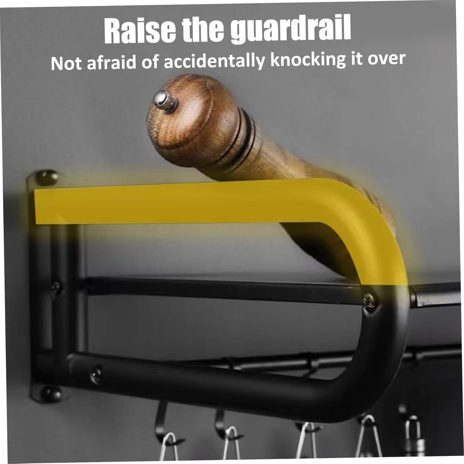 Microwave Shelf Wall Mount 17.7x14.4 Metal Microwave Wall Mount with Hooks Washable Oven Holder up to 31kg Loading for Kitchen Home| Shelf For