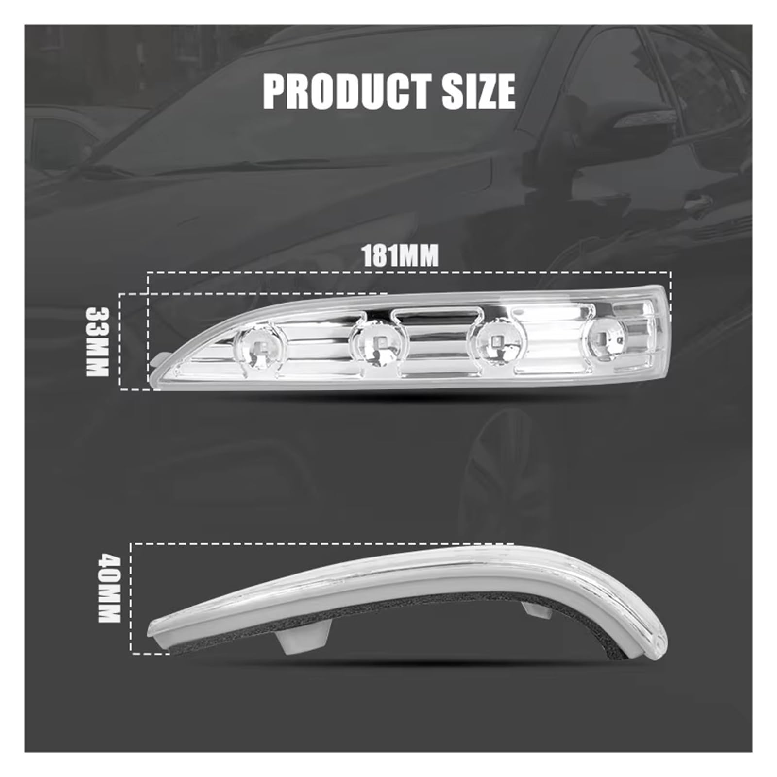 Intermitente Retrovisor Para Hyundai Para Tucson Para Ix35 2010 2011 2012 2013 2014 Luz LED Para Espejo Retrovisor Señal De Giro Indicador Espejo(1pc Right)