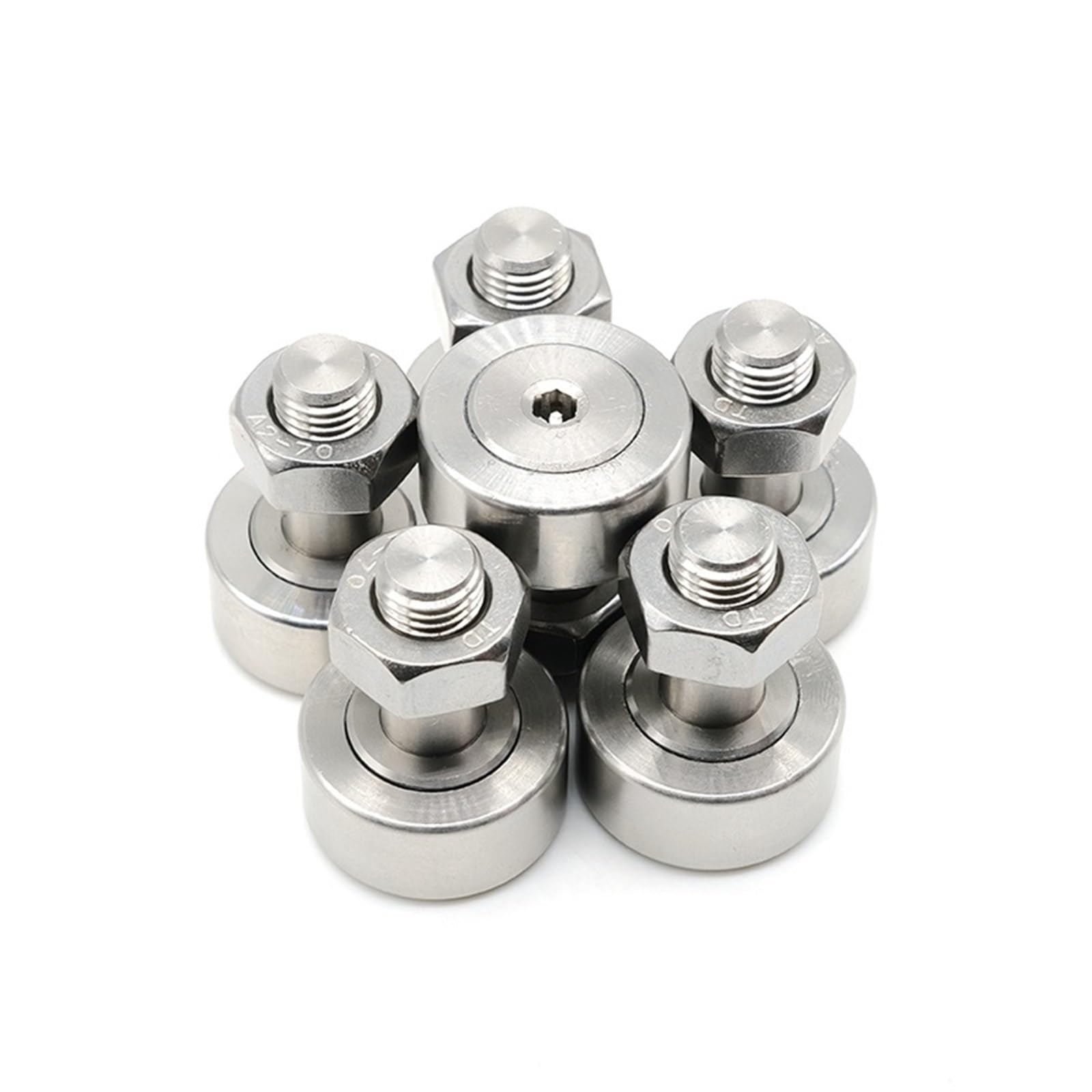 1 pz CFS6V Cuscinetto a rulli di scorrimento Cuscinetto a rulli di scorrimento M6X12X21,5 mm Cuscinetto a rulli ad aghi con bullone