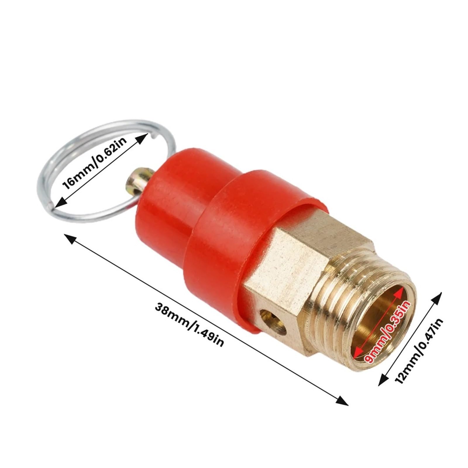 Limitatore di pressione del compressore d'aria
