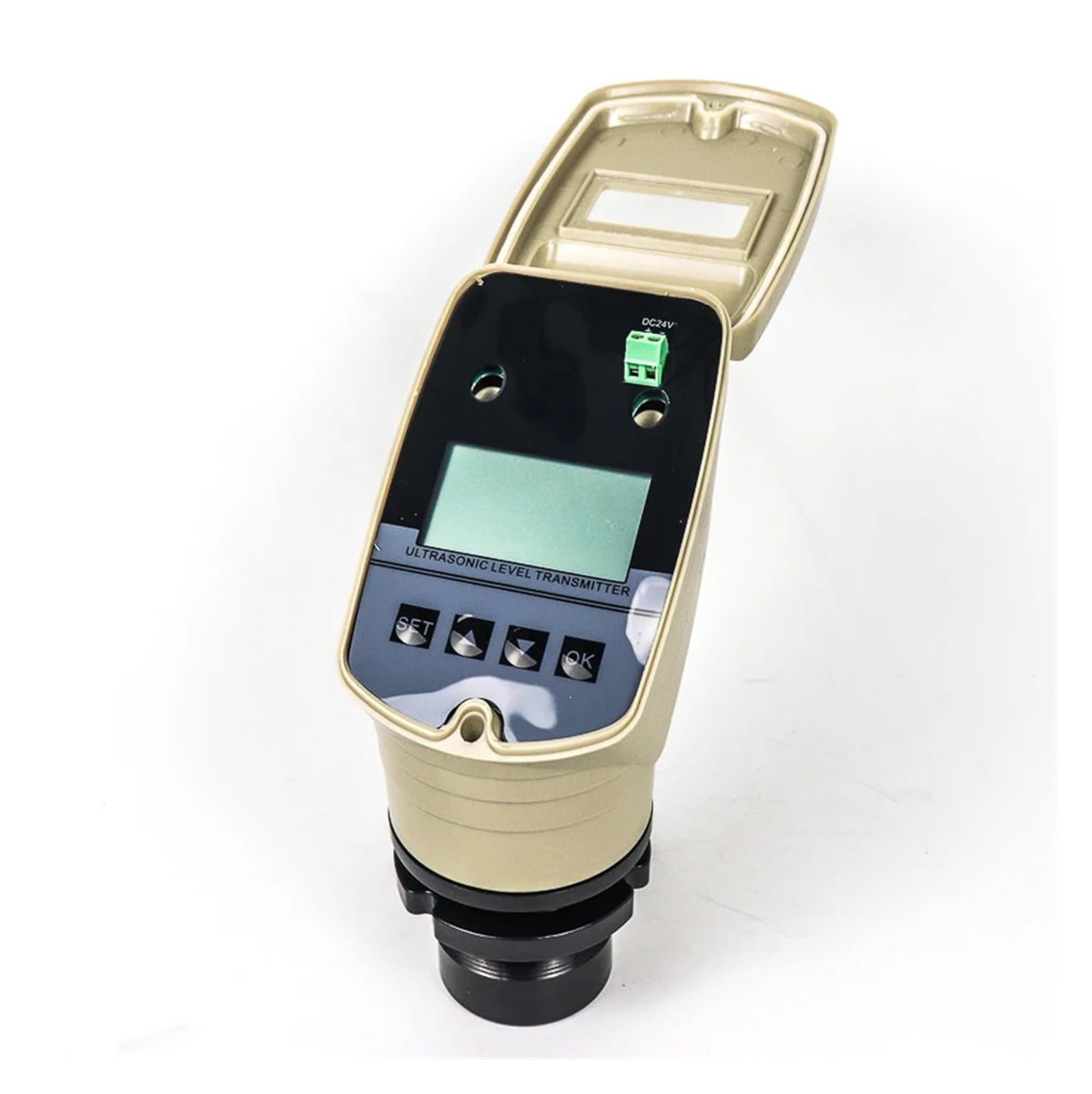 PXQCHAVLN 4-20mA Non-Contact Fuel Tank Level Sensor 10V with LCD Display(5m range)
