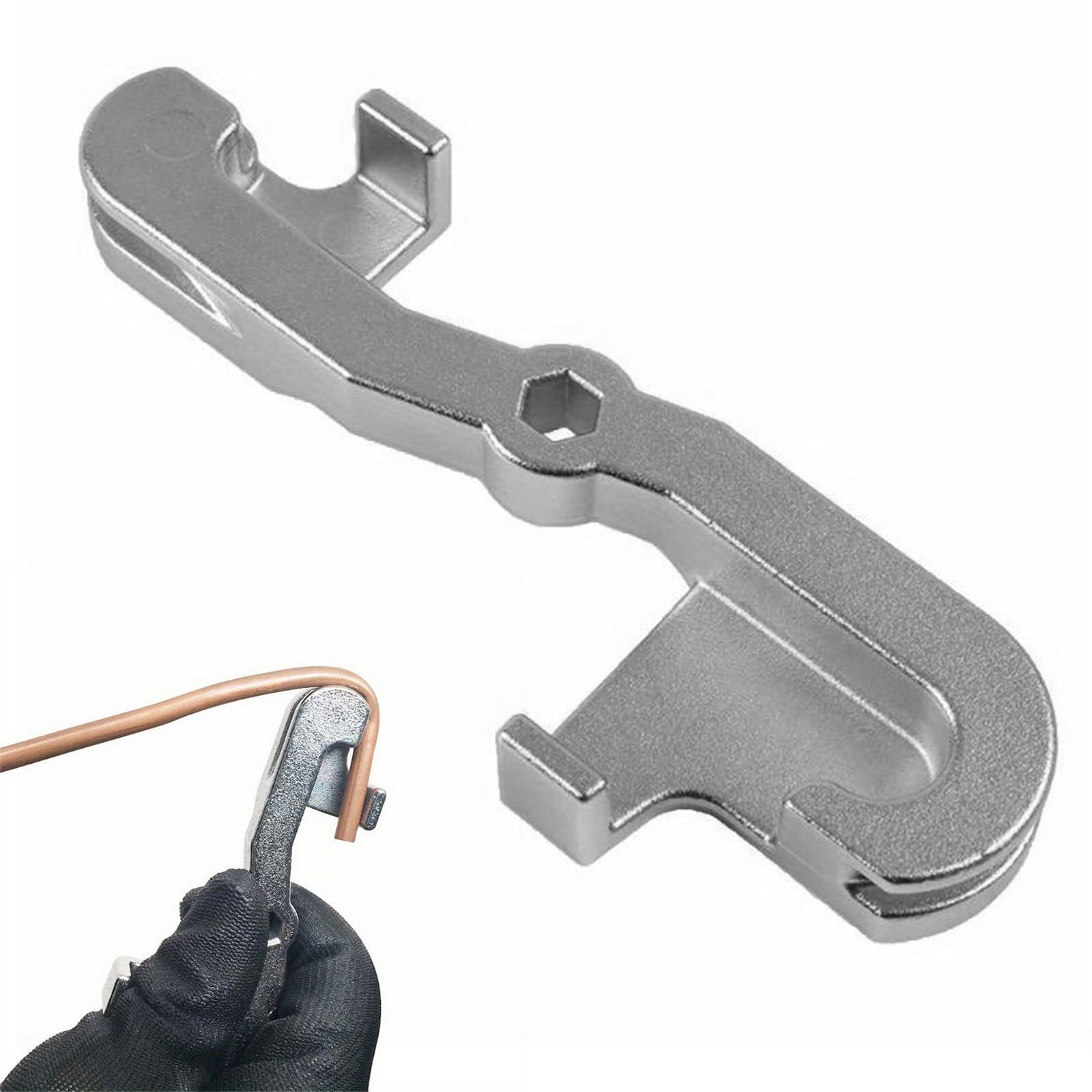 Tokaneit Outil de Cintrage de Tuyau de Frein Outil de Cintrage Professionnel,Pince à Cintrer Pratique,Cintreuse de Tubes,Convient Aux Flexibles de Frein D'un Diamètre de 4.75 mm et Moins