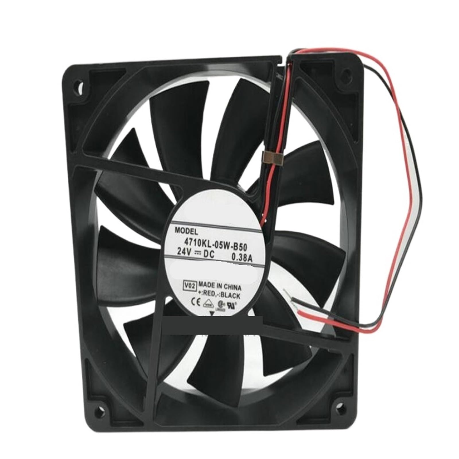YMUGUEGH 4710kl-05w-b50 12025 24v 0.38a 12cm two-wire cooling fan