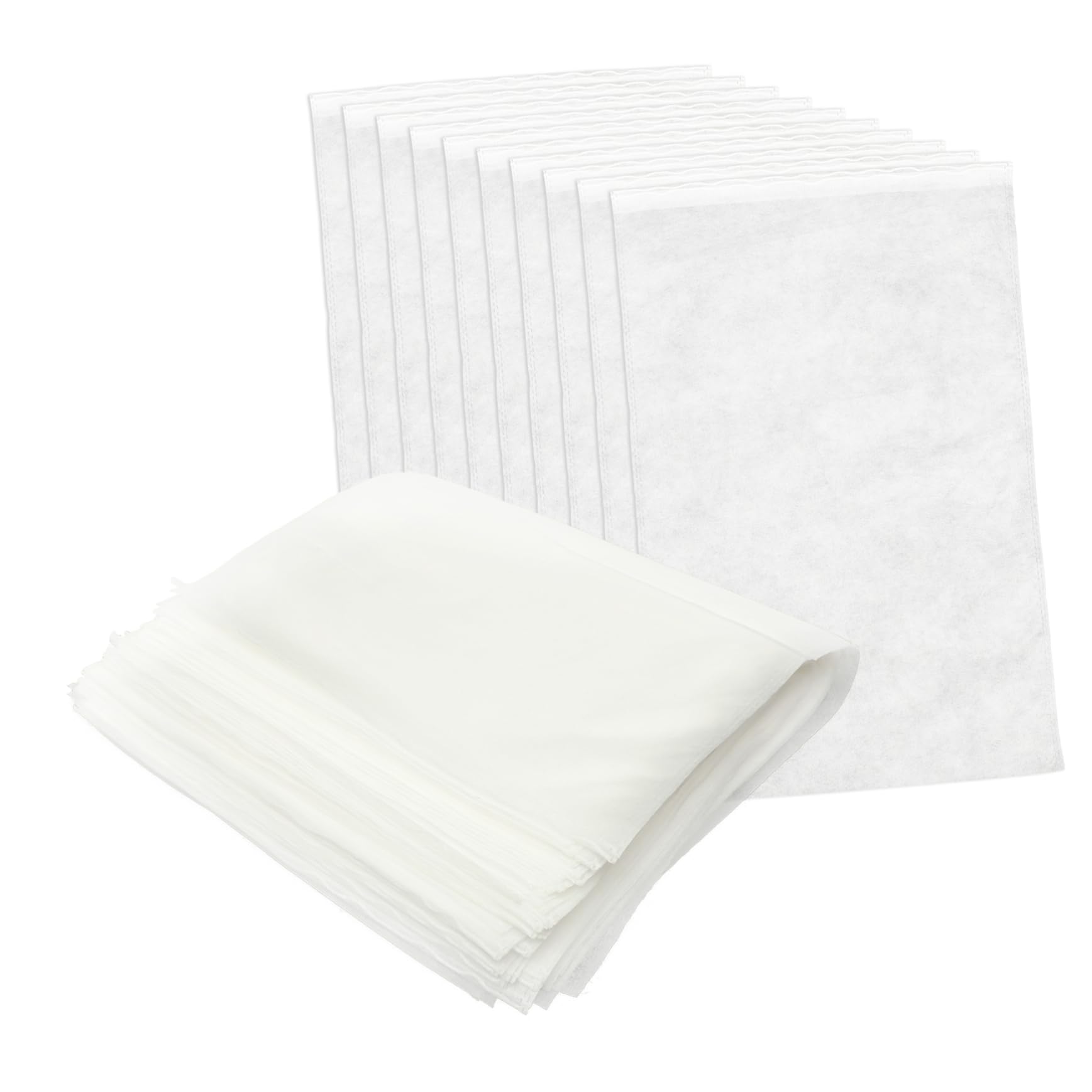 BESPORTBLE Sacchetti per Scarpe da Viaggio Non Tessuto Bianco, Set da 50 Pezzi Riutilizzabili per Organizer Scarpe, Massimizza Spazio Valigia per Viaggi e Conservazione