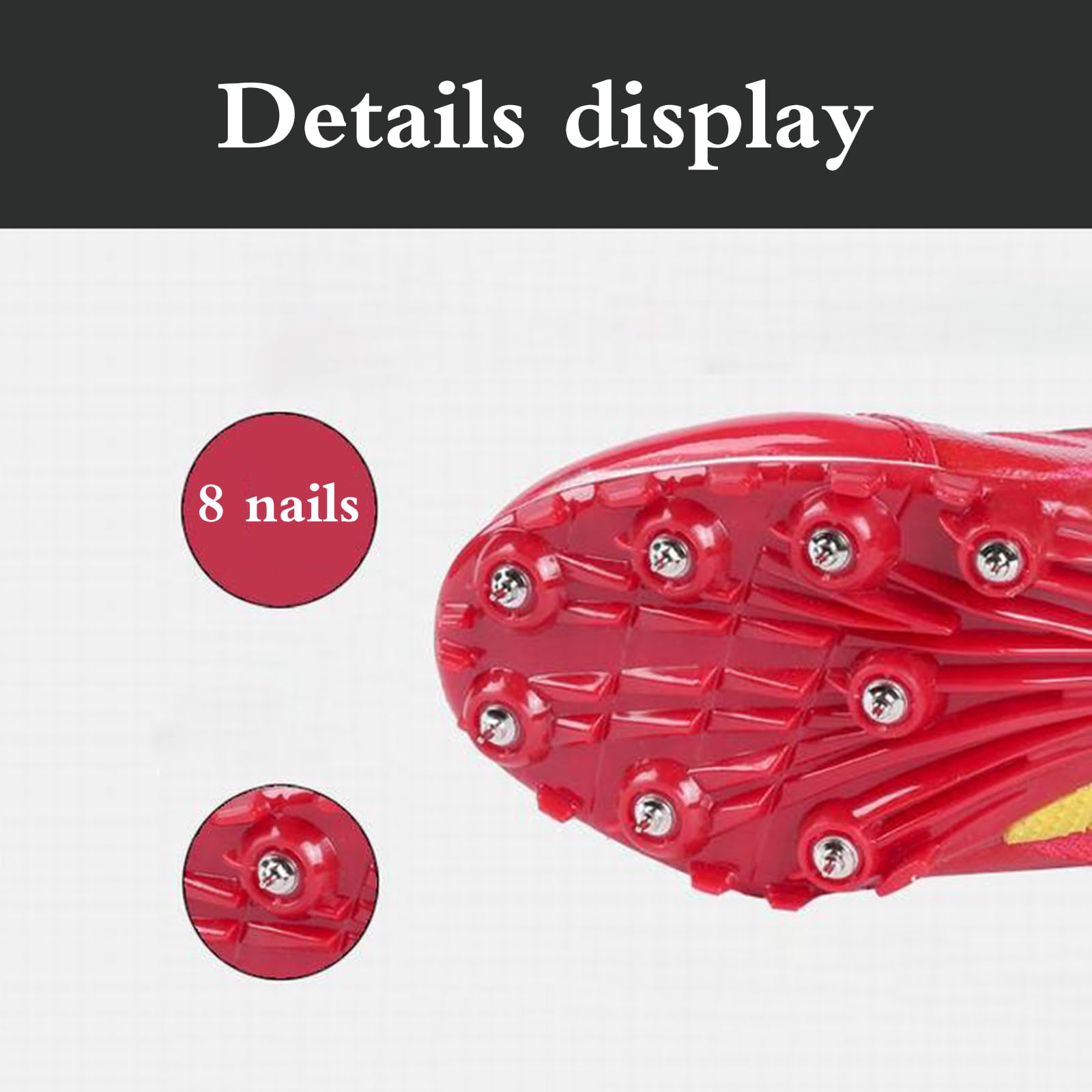 Zapatillas Deportivas con Clavos,Zapatillas Clavos Atletismo Mujer,Atletismo con Clavos Zapatillas,Aumentar La Velocidad Y La Flexibilidad,Adecuado para Deportes De Atletismo