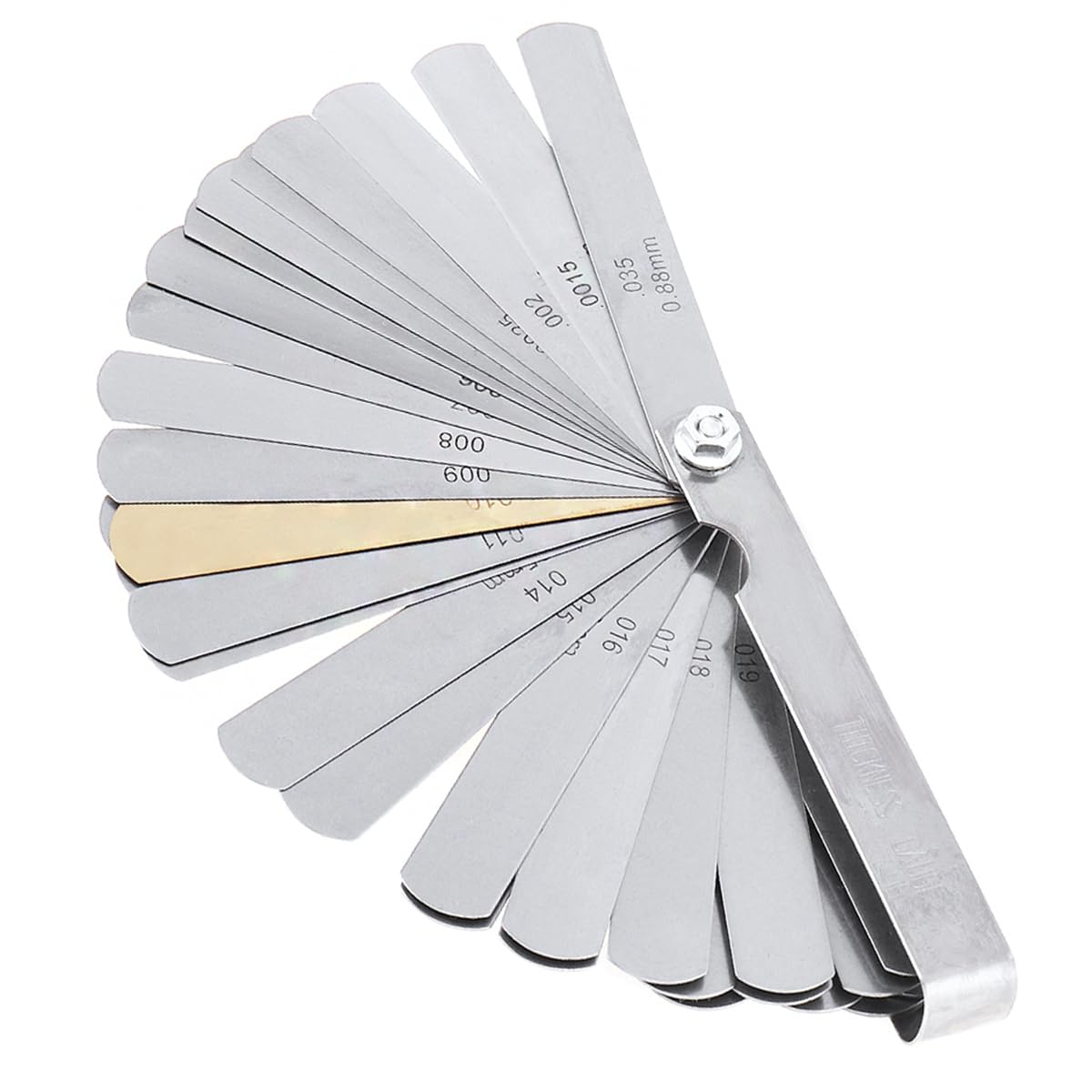 RuiJOTWAT 32-Blades Feeler Gauge Imperial Metric Guitar String Height Tool Measuring Luthier Tool - Image 2