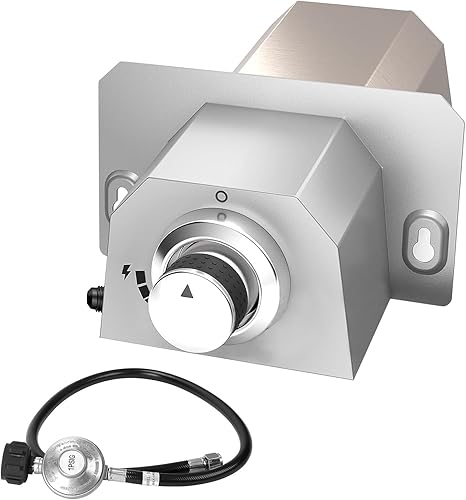 Miniatura 1 de Grimate Quemador de gas para Ooni Karu 12 - Horno de pizza, repuesto para Fyra 12 con convertidor de gas, piezas de fijación para accesorios de