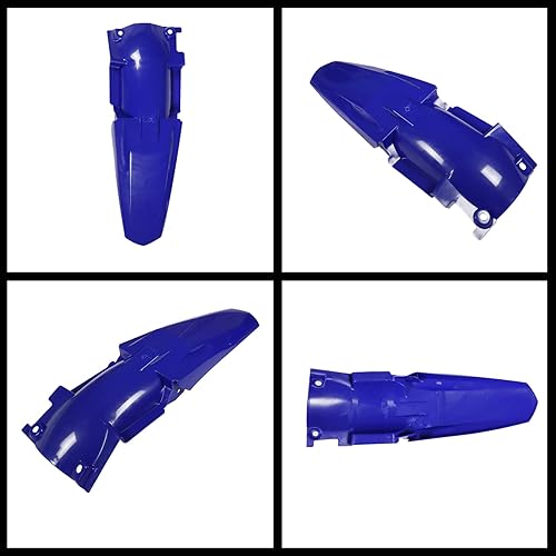 Miniatura 4 de Kit de carenado de plástico ABS azul y blanco para guardabarros laterales de reemplazo para Yamaha YZ85 2002-2014 Dirt Bike
