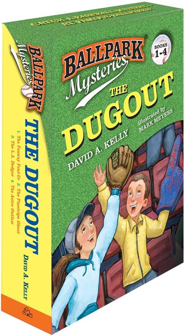 Ballpark Mysteries: The Dugout boxed set (books 1-4): The Fenway Foul-Up, The Pinstripe Ghost, The L.A. Dodger, The Astro Outlaw
