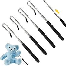 4 PCS 8-21 inch Adjustable Puppet Handles Arm Control Rod, Metal Puppet Stick Accessory for Puppets Arm or Full Body 4pcs
