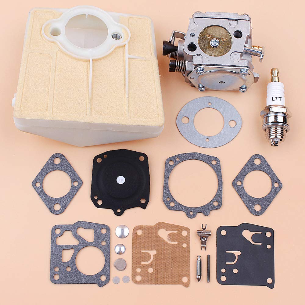 DUNLAP Kit de reparación de diafragma de Filtro de Aire de carburador Compatible con 61 66 181 266 268 272 281 288 Tillotson HS-254B motosierras repuestos