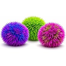 D & K Exclusives Aquarium Moss Ball Decorations 4 Inch Artificial Marimo Betta Fish Tank Plant, Soft Plastic Decorative Balls for Aquarium, Fish Tank, Terrarium, Set of 3 Multicolor