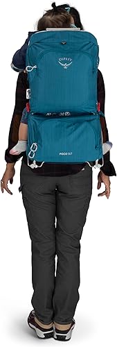 Miniatura 15 de Osprey Poco SLT Lightweight Child Carrier Backpack - Slimmed-Down Hiking Carrier for Toddlers with Safety Harness, Sunshade, and Ventilated