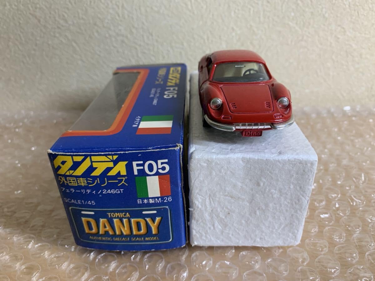 FERRARI Dino 246GT 1/45 トミカダンディ 外国車シリーズ FERRARI Dino 246GT 1/45 トミカダンディ 外国車シリーズ