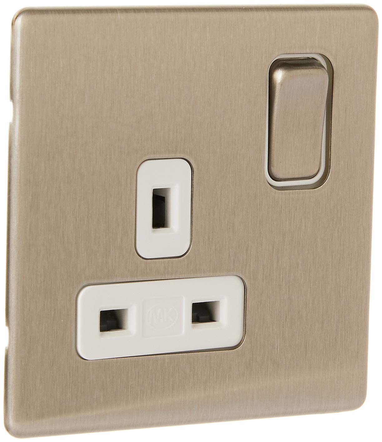 Porta Faretto Quadrato Da Incasso Mis.91x91mm, Diam.60mm, Alluminio Spazzolato (senza Portalampada