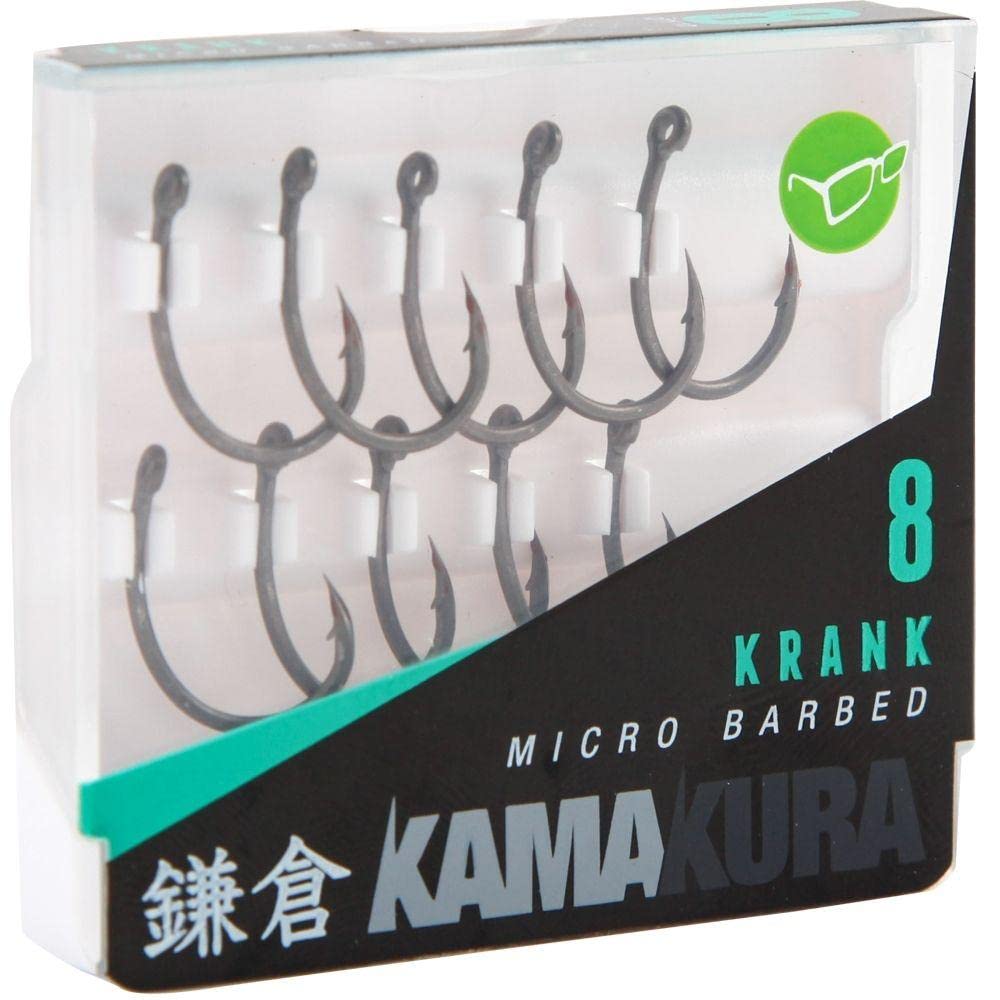 Korda Kamakura Hooks Kamakura Hooks Barbed, Größe 4 – Barbed Carp Hooks with Wax-Coated Point