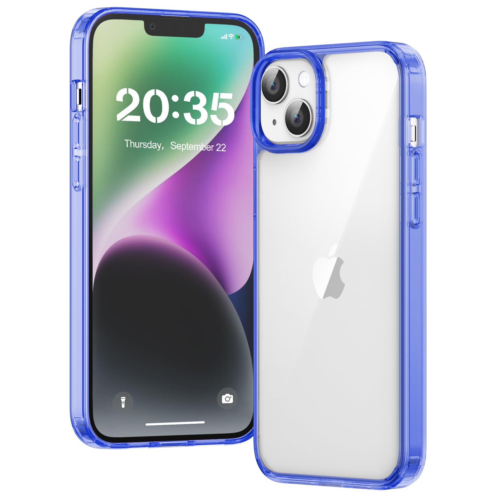 Clear Case for iPhone 15, Ultra Thin, Shockproof TPU Cover, Anti-Yellowing, Crystal Clear, Phone Case for Apple iPhone 15 - Clear — view 101