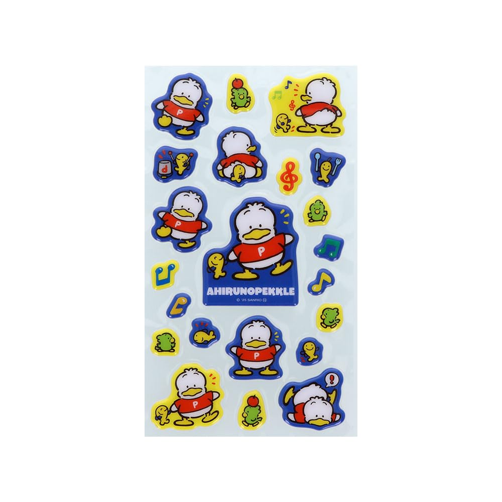 サンリオ　SANRIO　あひるのペックル　シール　まとめ売り ｵﾝﾗｲﾝ限定 ｼｰﾙｼｰﾄ ｻﾝﾘｵ あひるのﾍﾟｯｸﾙ | 古川紙工公式オンラインショップ
