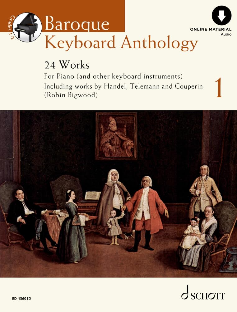 Baroque Keyboard Anthology - Schott Anthology Series - Edition Schott (ED 13601D): 24 Werke: Vol. 1
