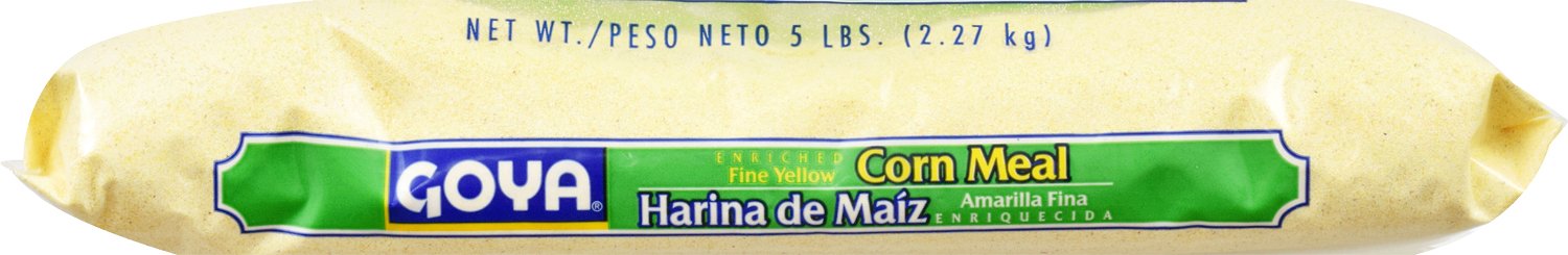 Goya Foods Fine Yellow Corn Meal, 80 Ounce (Pack of 4)