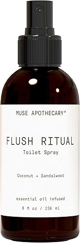 Miniatura 15 de Muse Apothecary Flush Ritual - Aerosol para inodoro aromático y refrescante, usar antes de ir, 4 onzas, infundido con aceites esenciales naturales