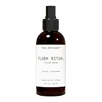 Vista 72 de Muse Apothecary Flush Ritual - Aerosol para inodoro aromático y refrescante, usar antes de ir, 4 onzas, infundido con aceites esenciales naturales