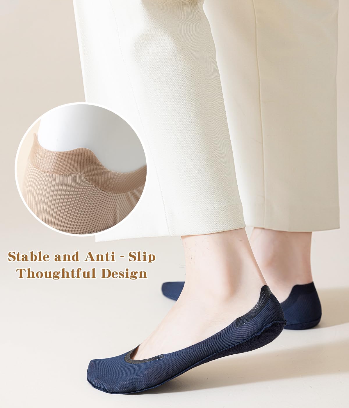 Vihir Thin No Show Socks Low-Cut Invisible Socks Women Men for Summer, Let Your Feet Breathe Freely!