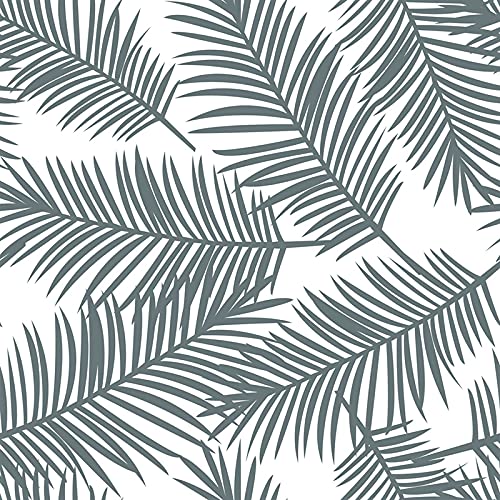 Papier peint intissé feuille de palmier repositionnable pour meuble
