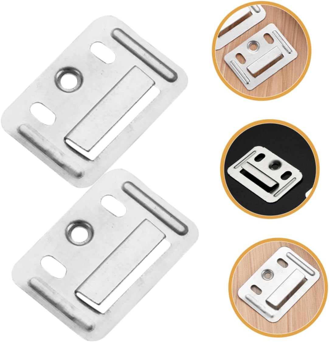 200pcs Bracket Clamp Wall Panel Clamp Integrated Wall Panel Furniture Hardware Water Resistant Design