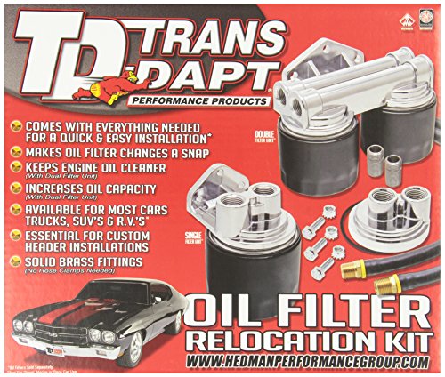 Trans-Dapt 1213 Oil Filter Relocation Kit #TOP1