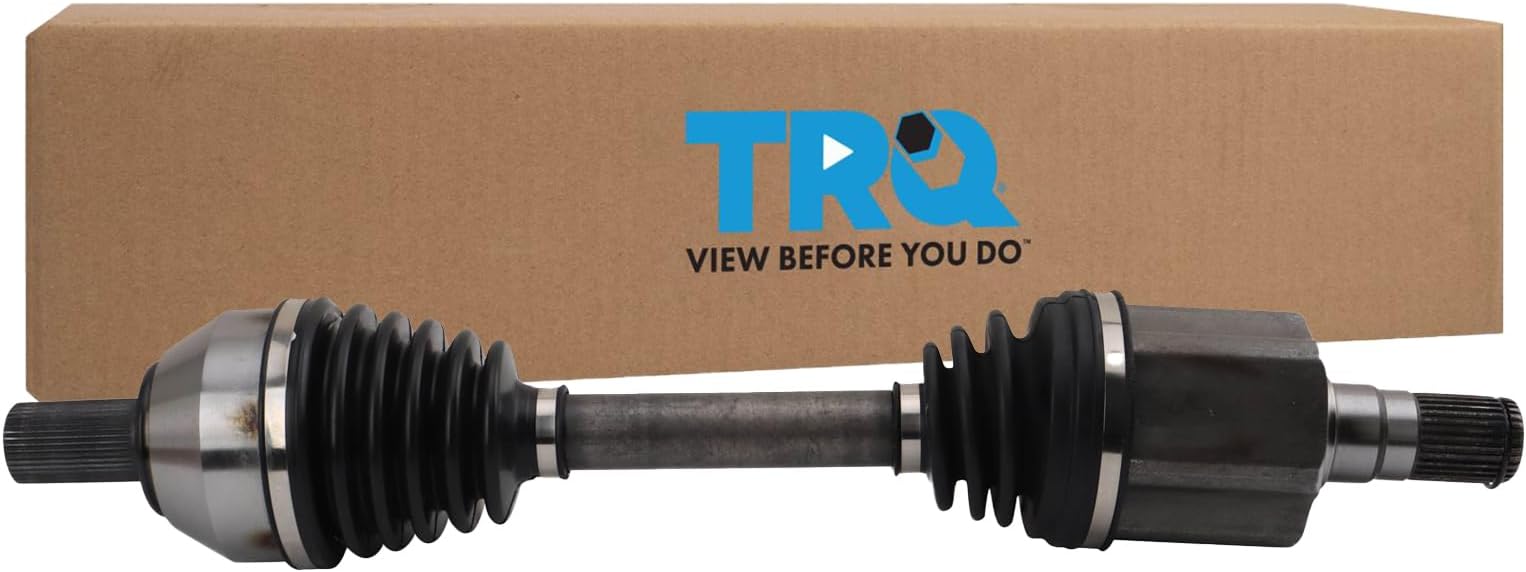 TRQ Front Left CV Axle Shaft Assembly Drivers Side Compatible with 2012-2016 Volvo S60 2007-2014 S80 2008-2010 V70