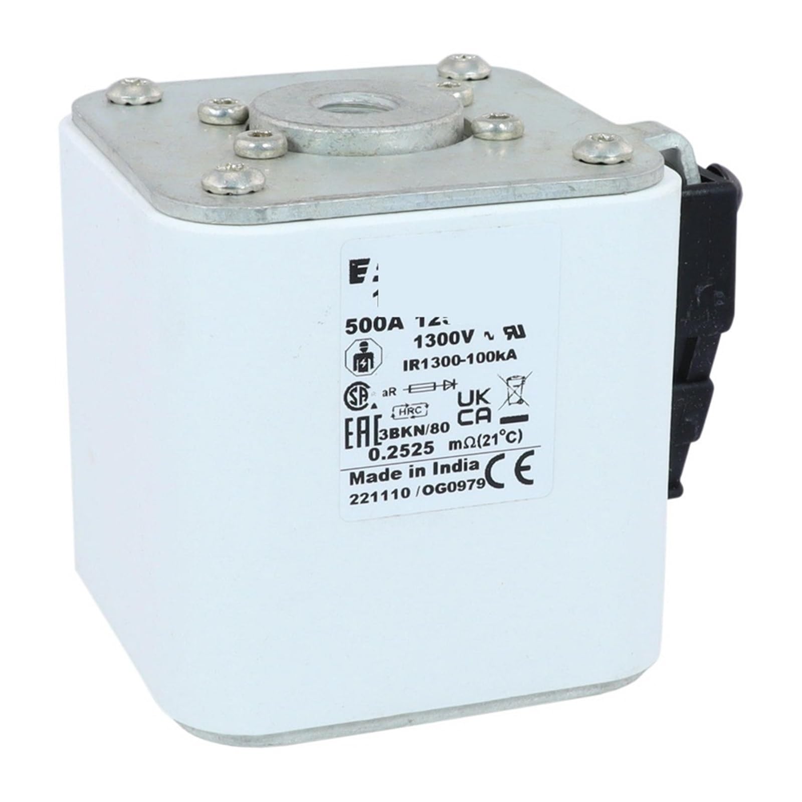 Fusible 170M6538 évite la surchauffe des circuits électriques industriels