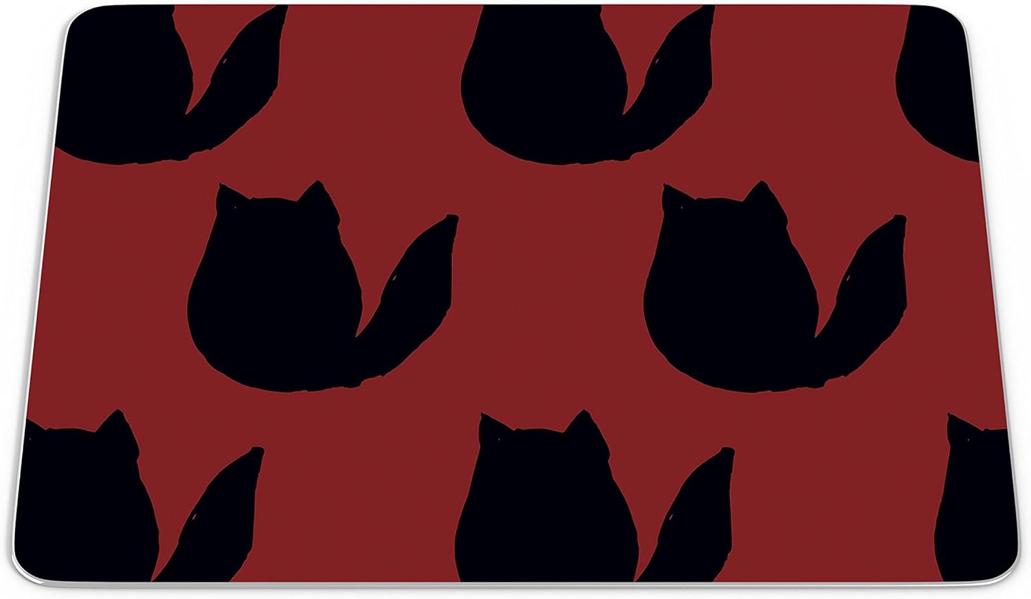 Bonamaison, Rectangle Pop Art Digital Printed Mouse Mat Non-Slip Backing for Office and Home Size: 22x18cm
