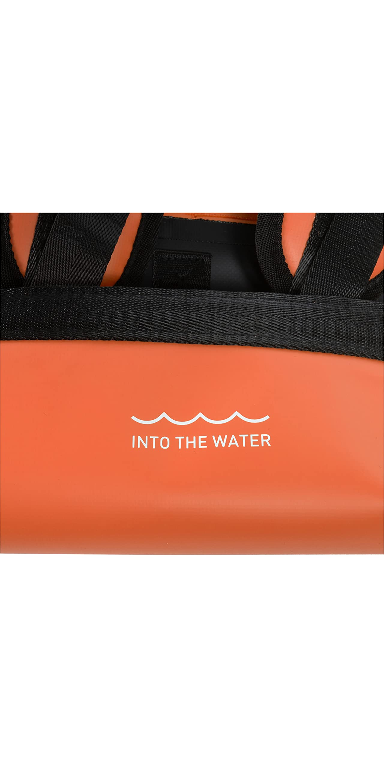 GUL 40L 40 Liter Fassungsvermögen Dry Rucksack Rucksack Tasche - Schwarz Orange - Wasserdicht Sprühfest - Unisex