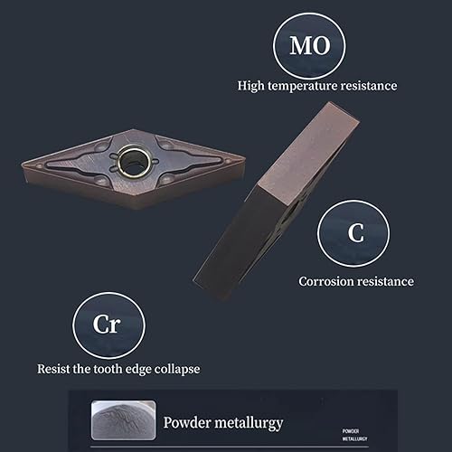 Miniatura 20 de GBJ 10 piezas de insertos de carburo VNMG331/VNMG160404 para MVJNR MVJNL MVVNN portaherramientas para mecanizado de acero de mancha