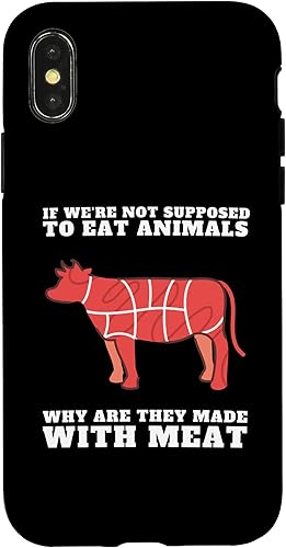 Vista 7 de iPhone SE (2020) / 7 / 8 Anti Vegan Carnivore Meat Eater Keto Diet Case