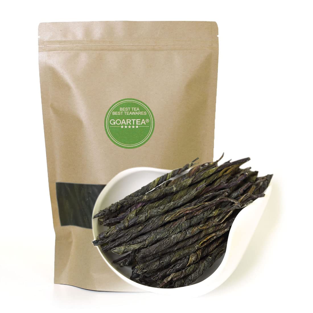 GOARTEA 500g (17.6 Oz) Premium Spike Kuding Ku Ding Bitter Large-leaf Herbal Chinese Green Tea Hierbas