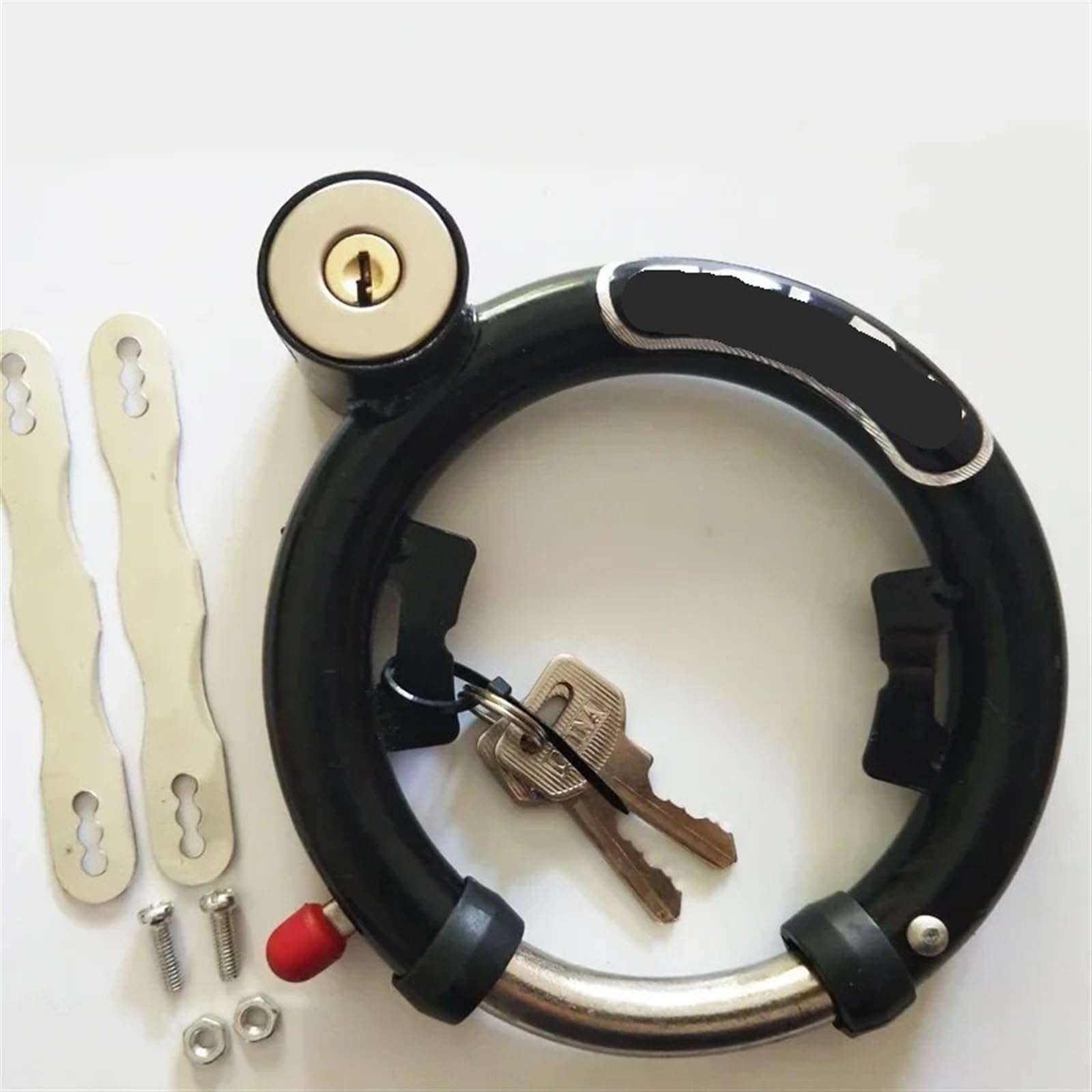 Serrure de vélo noire haute résistance pour sécuriser votre matériel DIY