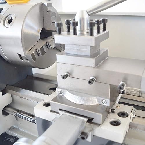 Miniatura 5 de 8"x 31" Precision Metal Lathe Metric Thread Lathe Brushless Motor Variable-Speed Bench Lathe 900W 110V