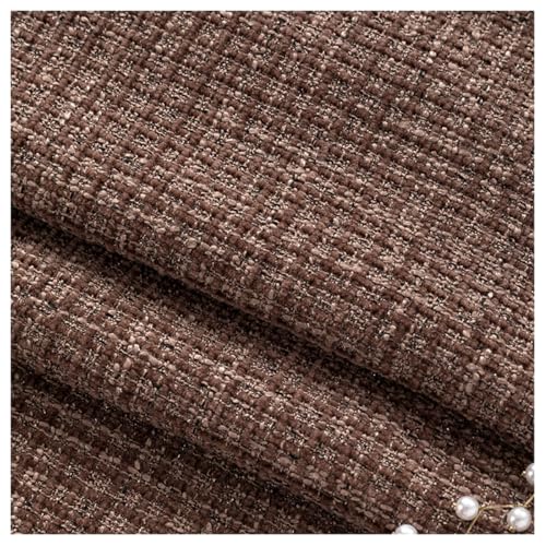 TSWNG 200 x 148cm Tweed Stoff Meterware, Quilt Stoffe Karo, Dekostoff Zum NäHen, Möbelstoff...
