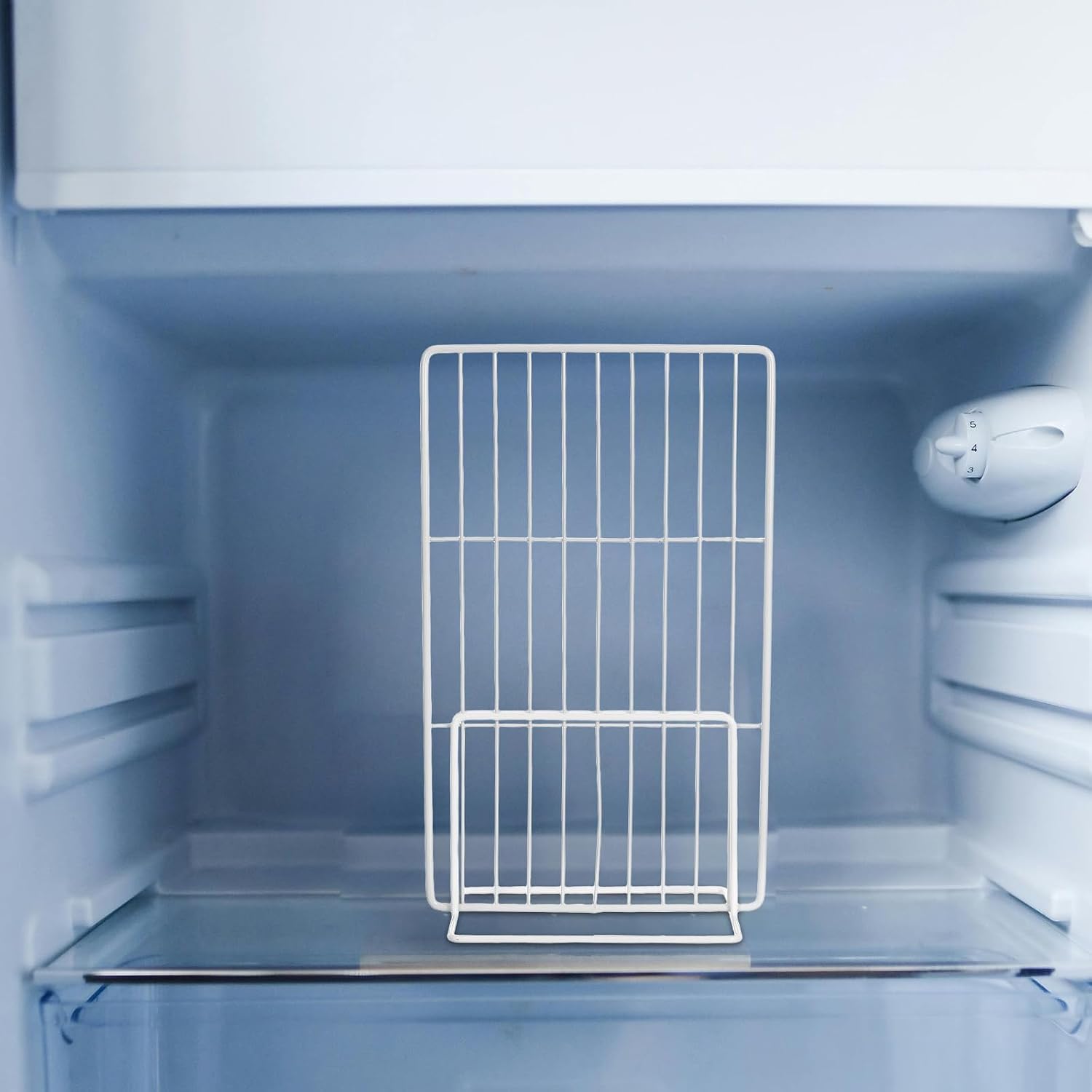 2pcs Freezer Wire Divider: Expandable 12.6-13.4'' Shelf Separator for Organized Refrigerator - Fridge Mesh Divider Organizer for Freezers and Cabinets 11x6.7''