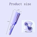 2 Barrel Wave Curling Iron, 1.25 Inch Hot Tools Crimper pour cheveux avec conception V-Groove & 5 Réglages de température, Revêtement en céramique Tourmaline pour les vagues profondes anti-calcaires, Vague pour cheveux longs