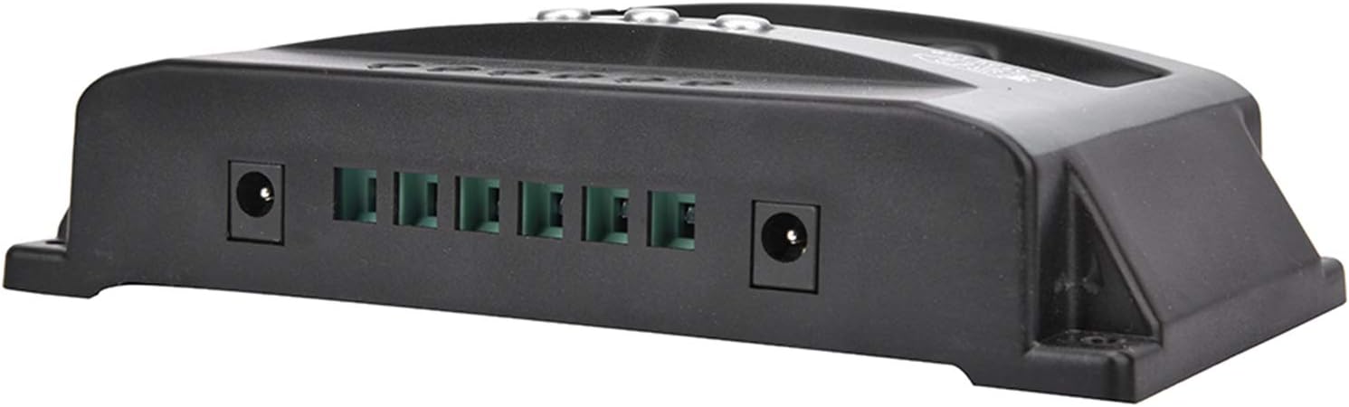 Akụkụ view of the VGEBY YCX-003 MPPT Solar Charge Controller showing the connection terminals.