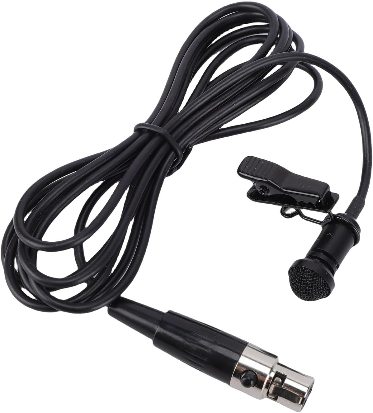Lavalier Microphone, Unidirectional Condenser On Lapel Mic, Lavalier Lapel Microphone with XLR Interface, Ideal for Wireless Mic Systems, Stage Conference & Interview