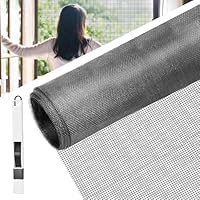 Rete Zanzariera In Fibra Di Vetro 120x300 Cm - Anti Insetti, Traspirante E UV Resistente, Per Finestre E Porte - Foto 8